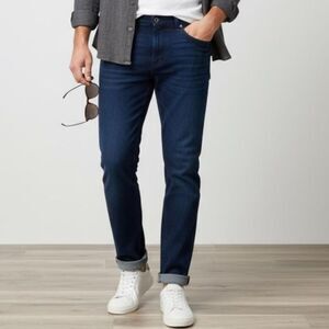 sz 34 Vintage Y2K Mens Dark Blue Denim Jeans Pants by Urban Frontier